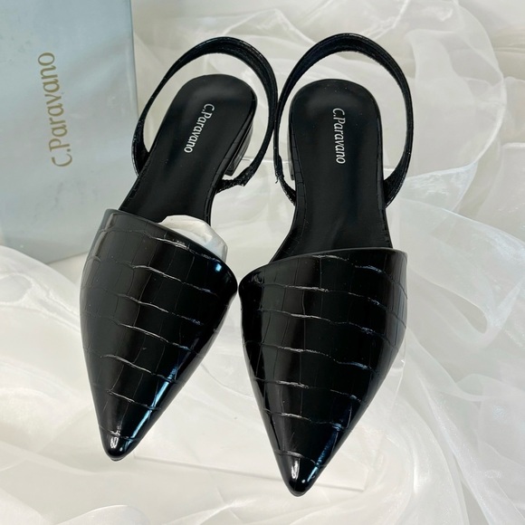 C. Paravano Women's Slingback I Women's Flats I Slingback Flats size38(7)40(9)